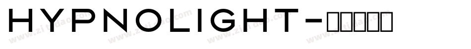 HypnoLight字体转换