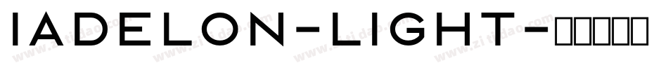Iadelon-Light字体转换
