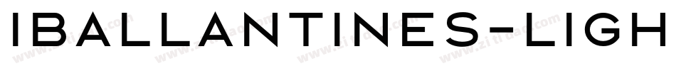 Iballantines-Light字体转换