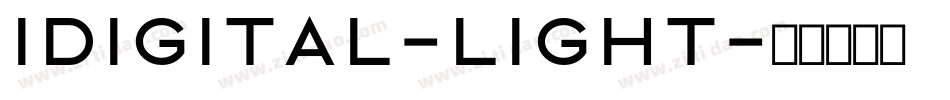 Idigital-Light字体转换