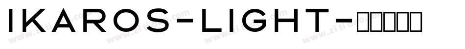 Ikaros-Light字体转换