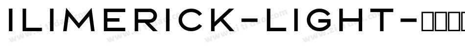 Ilimerick-Light字体转换