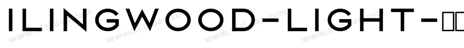 Ilingwood-Light字体转换