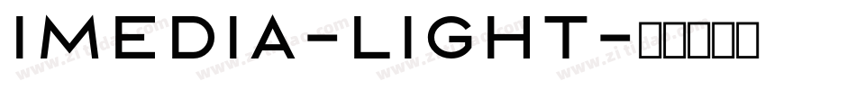 Imedia-Light字体转换