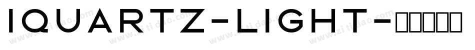 Iquartz-Light字体转换