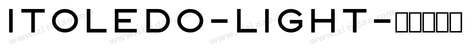 Itoledo-Light字体转换