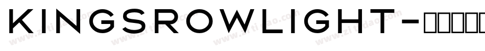 KingsrowLight字体转换