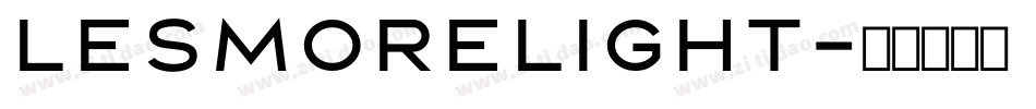 LesmoreLight字体转换