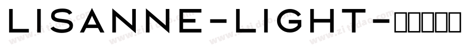 Lisanne-Light字体转换