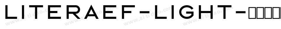 LiteraEF-Light字体转换