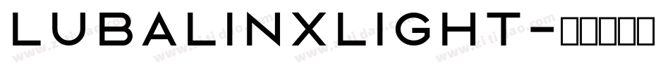LubalinXLight字体转换
