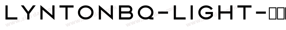 LyntonBQ-Light字体转换