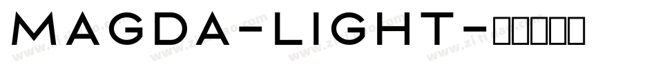 Magda-Light字体转换