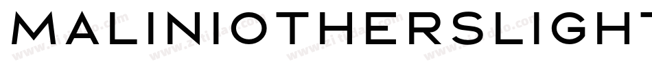 MaliniothersLightRegular-VKzz字体转换