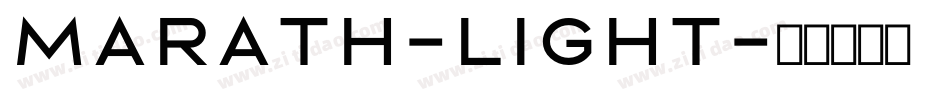 Marath-Light字体转换