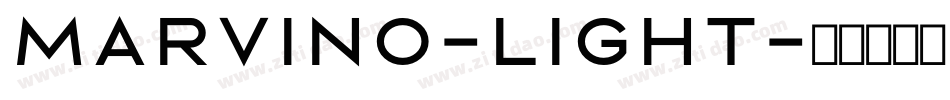 Marvino-Light字体转换