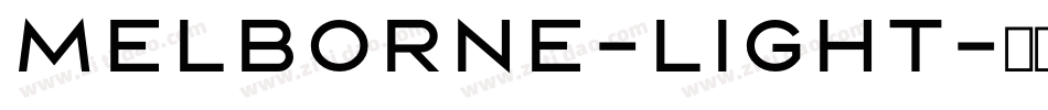 Melborne-Light字体转换