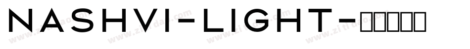 Nashvi-Light字体转换