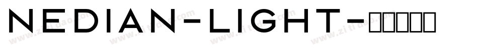 Nedian-Light字体转换