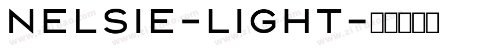 Nelsie-Light字体转换