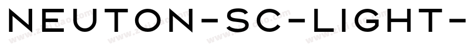 Neuton-SC-Light字体转换