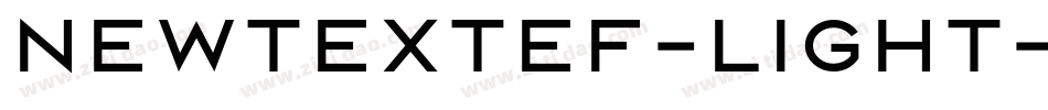 NewtextEF-Light字体转换