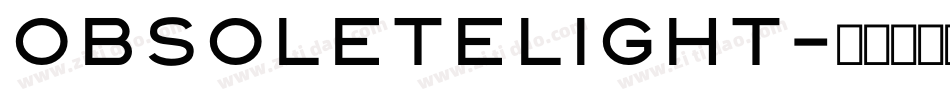 ObsoleteLight字体转换