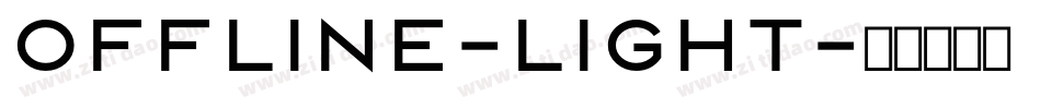 Offline-Light字体转换
