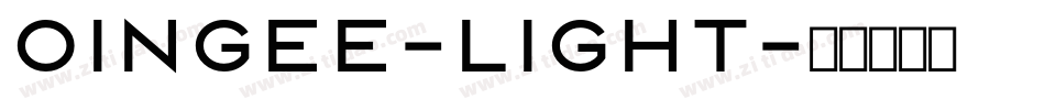 Oingee-Light字体转换