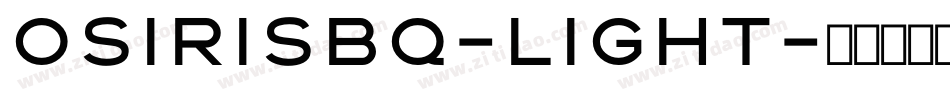 OsirisBQ-Light字体转换
