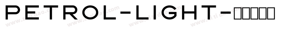 Petrol-Light字体转换