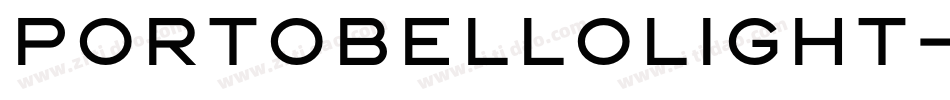 PortobelloLight字体转换