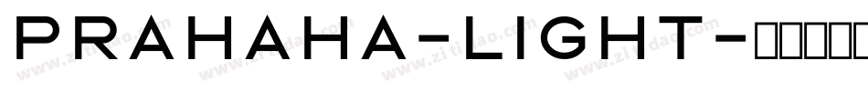 Prahaha-Light字体转换