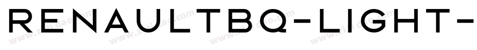 RenaultBQ-Light字体转换