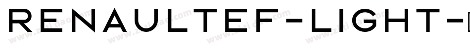 RenaultEF-Light字体转换