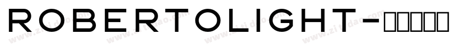 RobertoLight字体转换