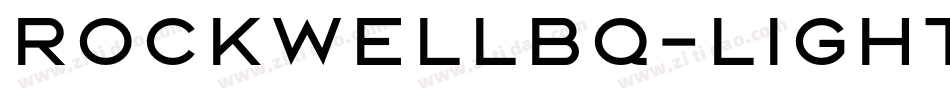 RockwellBQ-Light字体转换