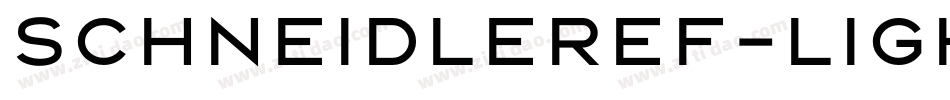 SchneidlerEF-Light字体转换