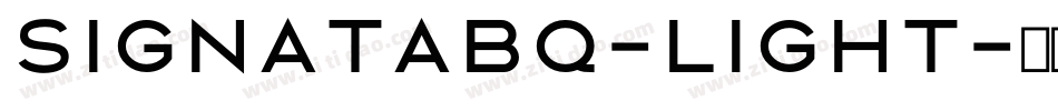 SignataBQ-Light字体转换