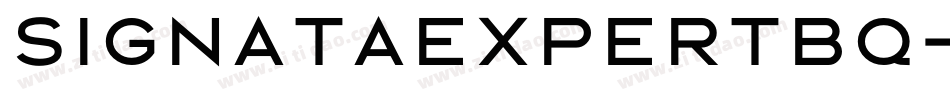 SignataExpertBQ-Light字体转换