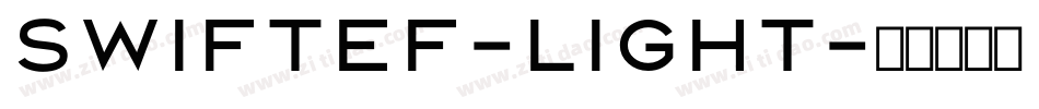 SwiftEF-Light字体转换