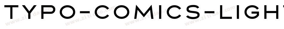 TYPO-COMICS-Light-Italic-DEMO字体转换