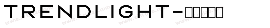 TrendLight字体转换