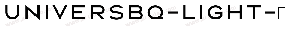 UniversBQ-Light字体转换
