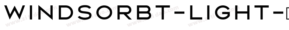 WindsorBT-Light字体转换