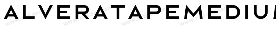 AlverataPEMedium字体转换