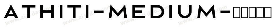 Athiti-Medium字体转换