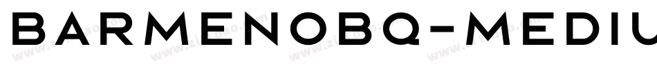 BarmenoBQ-Medium字体转换