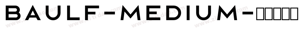 BauLF-Medium字体转换