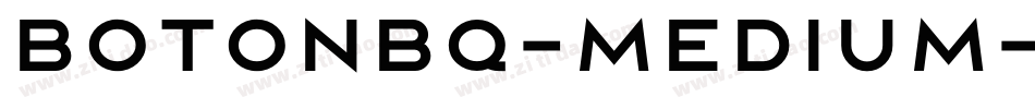 BotonBQ-Medium字体转换